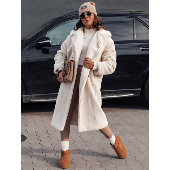 Moteriškas žieminis rusvas paltas Luxer Moteriškos striukės