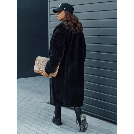 Moteriškas žieminis juodas paltas Luxer Moteriškos striukės