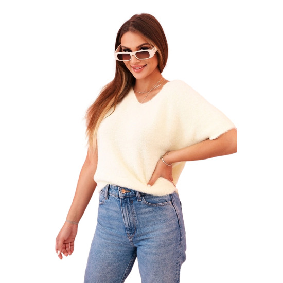 Moteriškas šviesiai geltonas megztinis Cloud Moteriški megztiniai