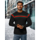 Vyriškas juodas megztinis Omer L/2457 - For men Vyriškas juodas megztinis Omer Sweaters