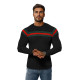 Vyriškas juodas megztinis Omer L/2457 - For men Vyriškas juodas megztinis Omer Sweaters