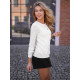 Moteriškas baltas megztinis Cute Moteriški megztiniai