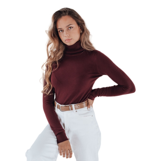 Women's burgundy jumper Vanoria MY2490 - For women Women's burgundy jumper Vanoria Women's sweaters