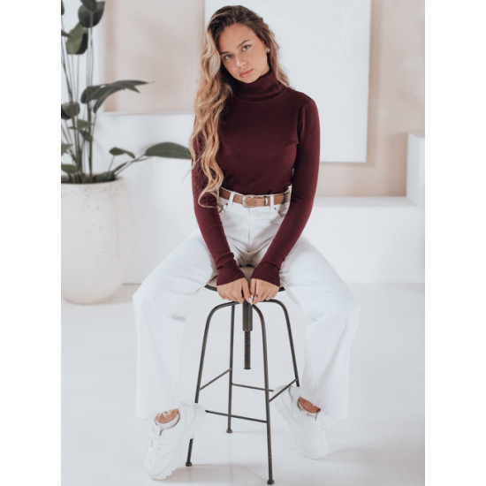 Women's burgundy jumper Vanoria MY2490 - For women Women's burgundy jumper Vanoria Women's sweaters