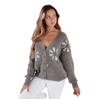Women's grey sweater Kerinda