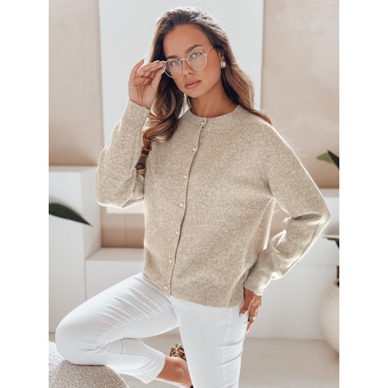 Moteriškas tamsiai rusvos spalvos megztinis Selin Moteriški megztiniai