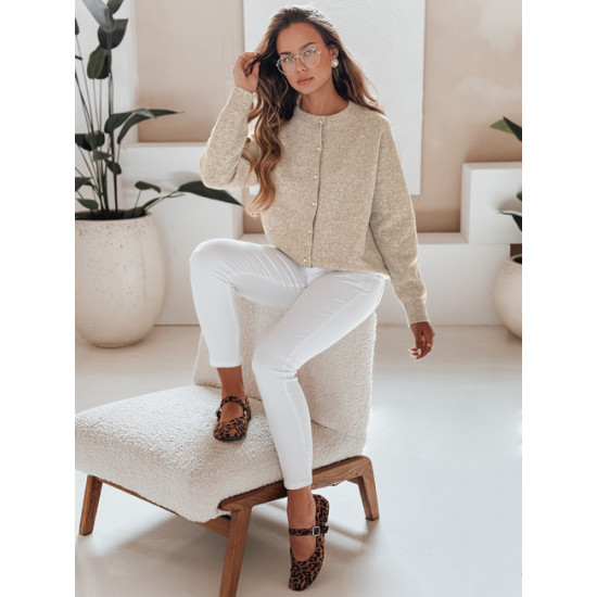 Moteriškas tamsiai rusvos spalvos megztinis Selin Moteriški megztiniai