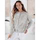 Moteriškas pilkos spalvos megztinis Selin Moteriški megztiniai