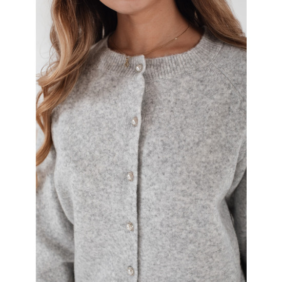 Moteriškas pilkos spalvos megztinis Selin Moteriški megztiniai