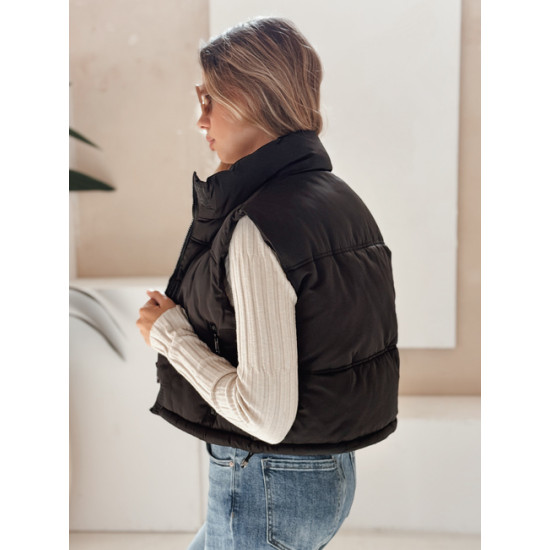 Moteriška juodos spalvos liemenė Veta Moteriškos liemenės