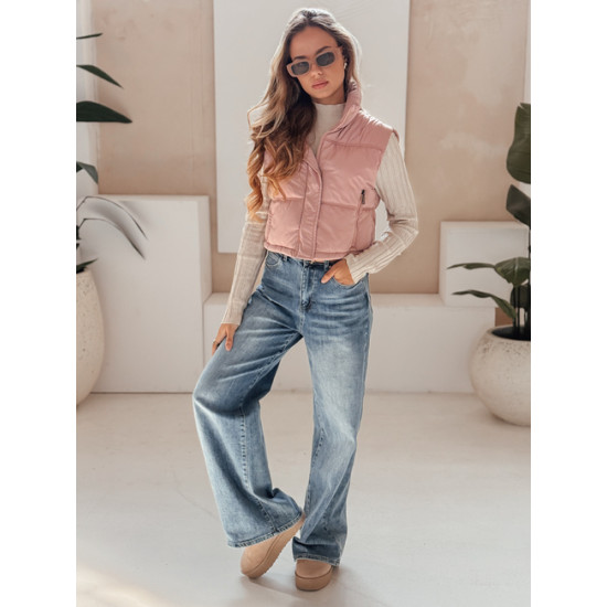 Moteriška rožinės spalvos liemenė Veta Moteriškos liemenės