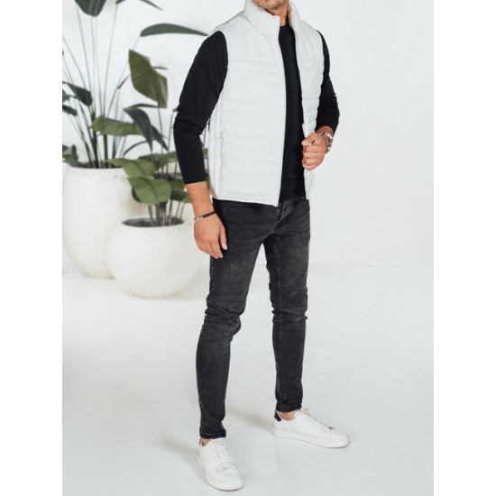 Vīriešu balta veste Pole Vestes