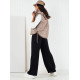 Women's brown hooded vest Teros Women's waistcoats