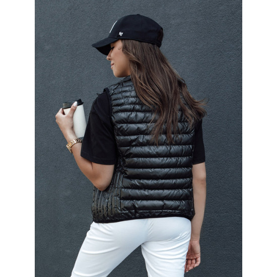 Moteriška juoda liemenė Stylish Moteriškos liemenės