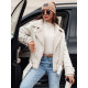 Women's white jacket with fur Lever TY4732 - For women Women's white jacket with fur Lever Women's jackets