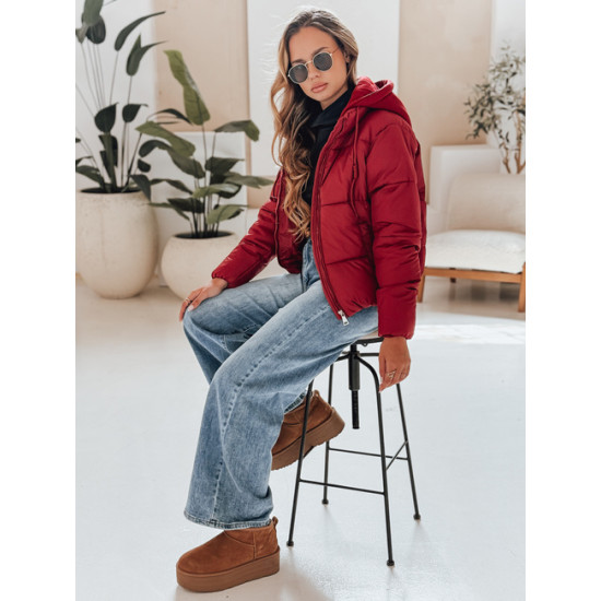 Moteriška raudonos spalvos striukė Glam Moteriškos striukės