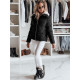 Moteriška žieminė juoda striukė Trendy Moteriškos striukės