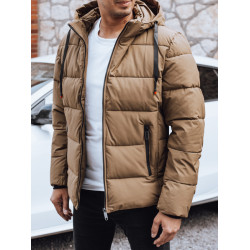 Vyriška žieminė šviesiai rudos spalvos striukė Nevex