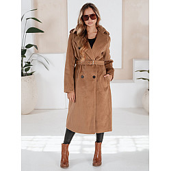 Women's light brown winter coat Gino
