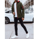 Men's dark green hooded jacket Retro Men's Jackets and Coats