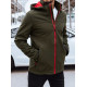 Men's dark green hooded jacket Retro Men's Jackets and Coats