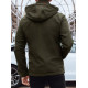 Men's dark green hooded jacket Retro Men's Jackets and Coats