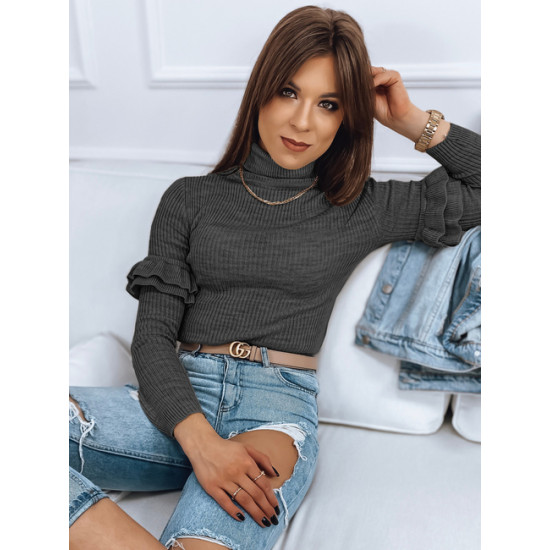 Women's dark grey jumper Bufal Women's sweaters