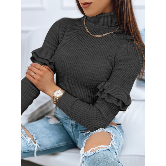 Women's dark grey jumper Bufal Women's sweaters
