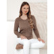 Women's brown cardigan Nela Women's sweaters