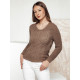 Women's brown cardigan Nela Women's sweaters