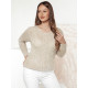 Women's brown cardigan Nela Women's sweaters