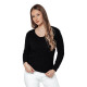Women's black jumper Nela Women's sweaters