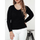 Women's black jumper Nela Women's sweaters