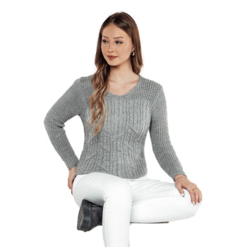 Women's grey cardigan Nela