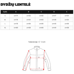 Moteriška šviesiai pilka žieminė striukė su gobtuvu Levi