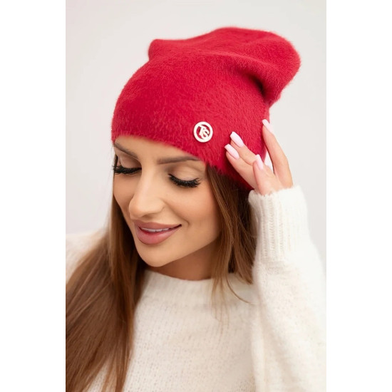 Moteriška raudonos spalvos kepurė Ronda Piršinės, šalikai, kepurės ir kt.