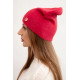Moteriška raudonos spalvos kepurė Ronda Piršinės, šalikai, kepurės ir kt.