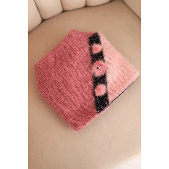 Moteriška rožinės spalvos kepurė Rose Piršinės, šalikai, kepurės ir kt.