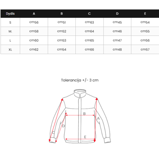 Moteriška ruda striukė Erik Moteriškos striukės