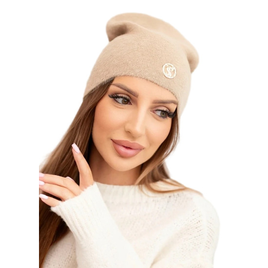 Moteriška rusvos spalvos kepurė Ronda Piršinės, šalikai, kepurės ir kt.