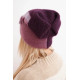 Moteriška violetinės spalvos kepurė Rose Piršinės, šalikai, kepurės ir kt.