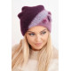Moteriška violetinės spalvos kepurė Rose Piršinės, šalikai, kepurės ir kt.