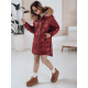 Moteriška žieminė bordo spalvos striukė Varel TY4935 - Moterims Moteriška žieminė bordo spalvos striukė Varel Moteriškos striukės