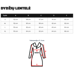 Moteriškas baltas žieminis paltas Fox