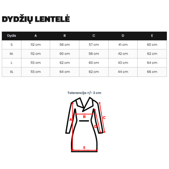 Moteriškas baltas žieminis paltas Fox Moteriškos striukės
