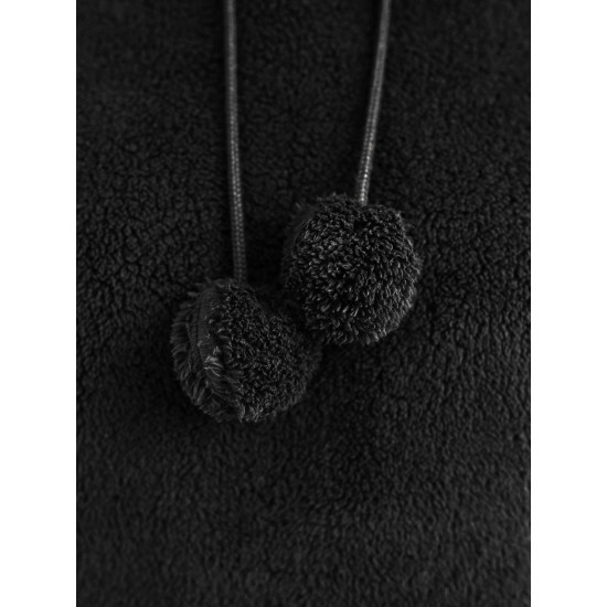 Moteriškas juodas džemperis su gobtuvu Nara JS/HH192/3 - Džemperiai Moteriškas juodas džemperis su gobtuvu Nara Džemperiai su gobtuvu