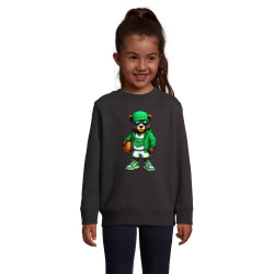 Laste must dressipluus Karu koos palliga