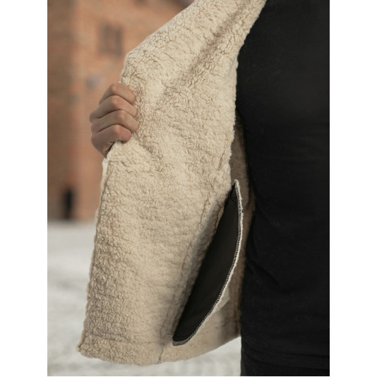 Vyriška juoda odinė striukė su kailiu Odinės striukės