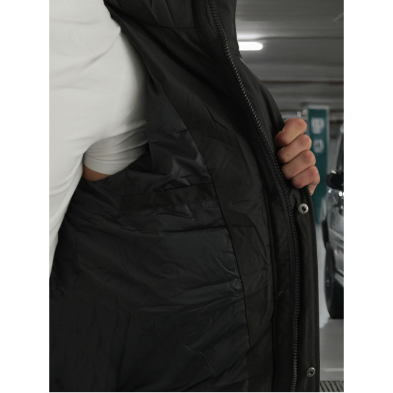 Vyriška juodos spalvos žieminė striukė Fred JS/25M9803/392