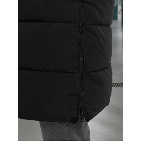 Vyriška juodos spalvos žieminė striukė Fred JS/25M9803/392